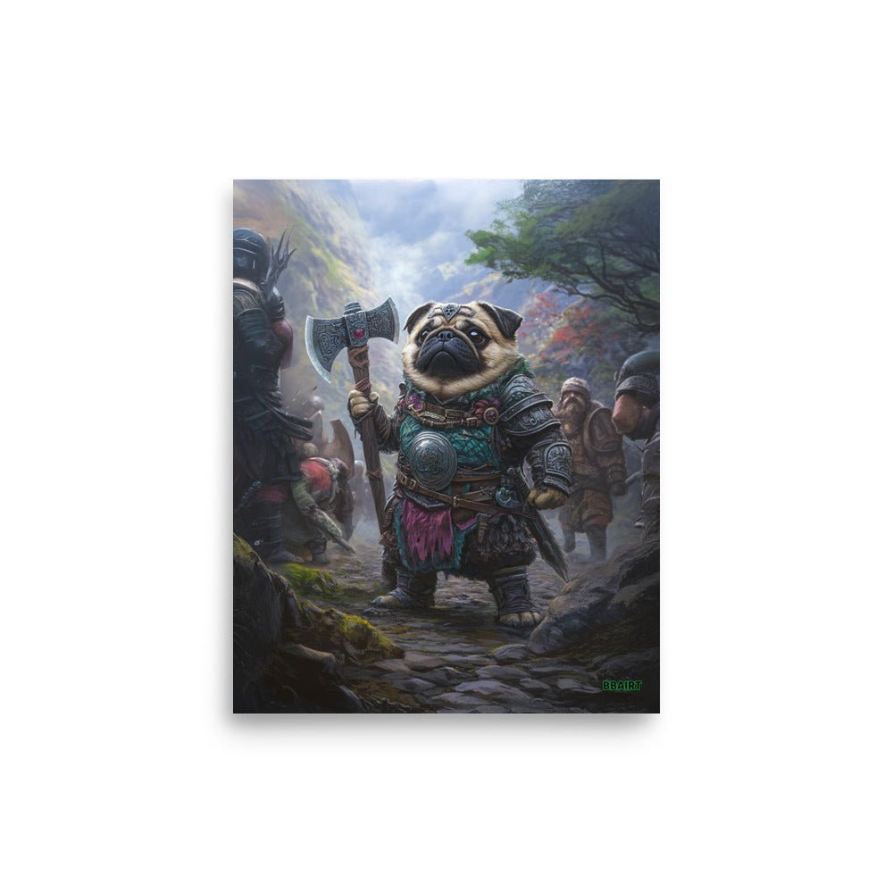 Lucy the Fearless – Mountain Vanguard Edition - Photo Paper Poster - BBairt