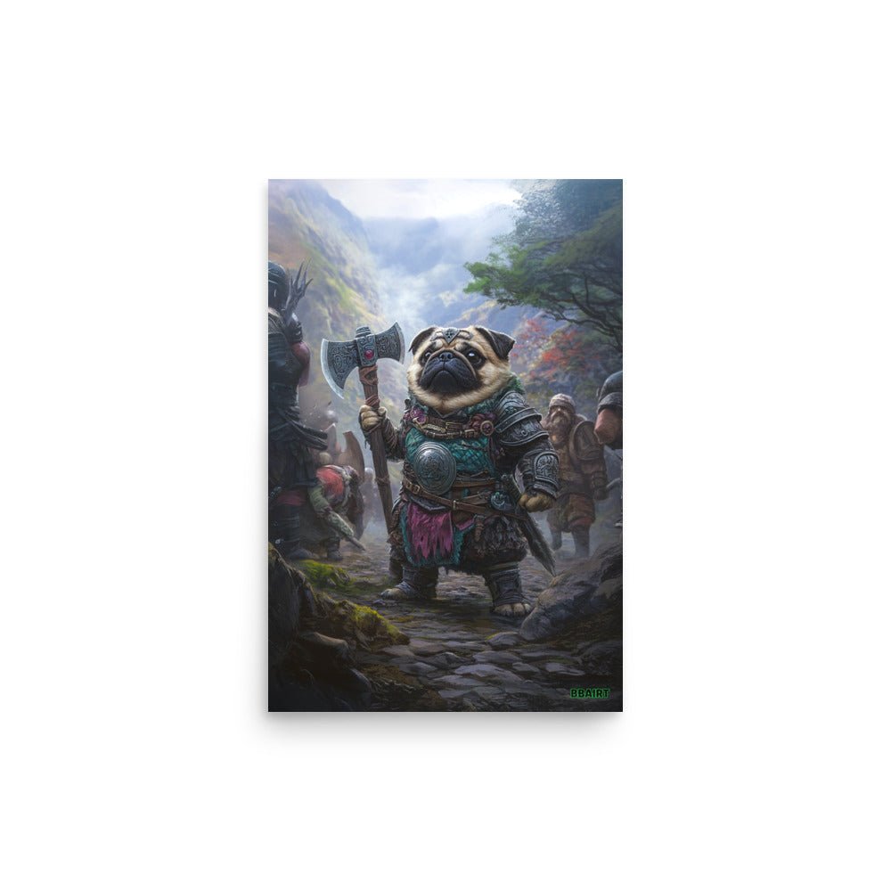 Lucy the Fearless – Mountain Vanguard Edition - Photo Paper Poster - BBairt