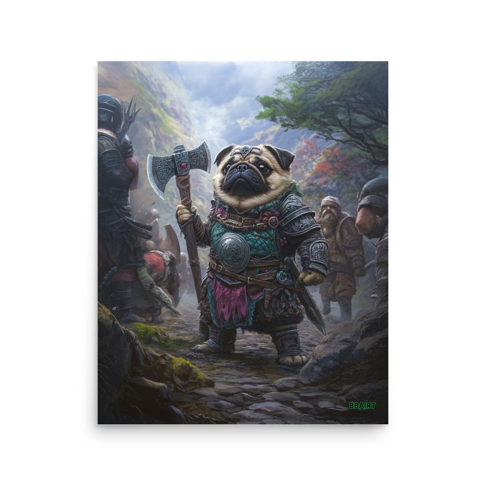 Lucy the Fearless – Mountain Vanguard Edition - Photo Paper Poster - BBairt