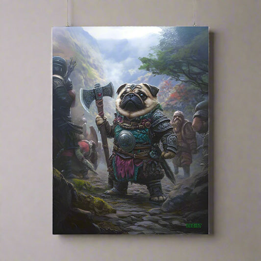 Lucy the Fearless – Mountain Vanguard Edition - Photo Paper Poster - BBairt