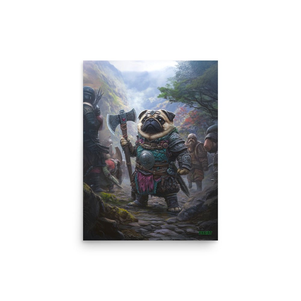 Lucy the Fearless – Mountain Vanguard Edition - Photo Paper Poster - BBairt