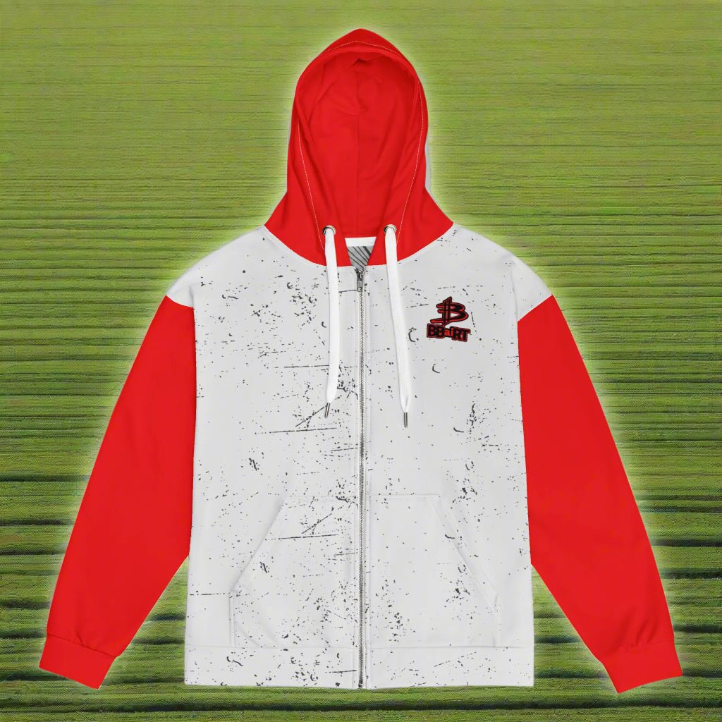 Lumi the Heartbot - Unisex All - Over Print Zip Hoodie - BBairt