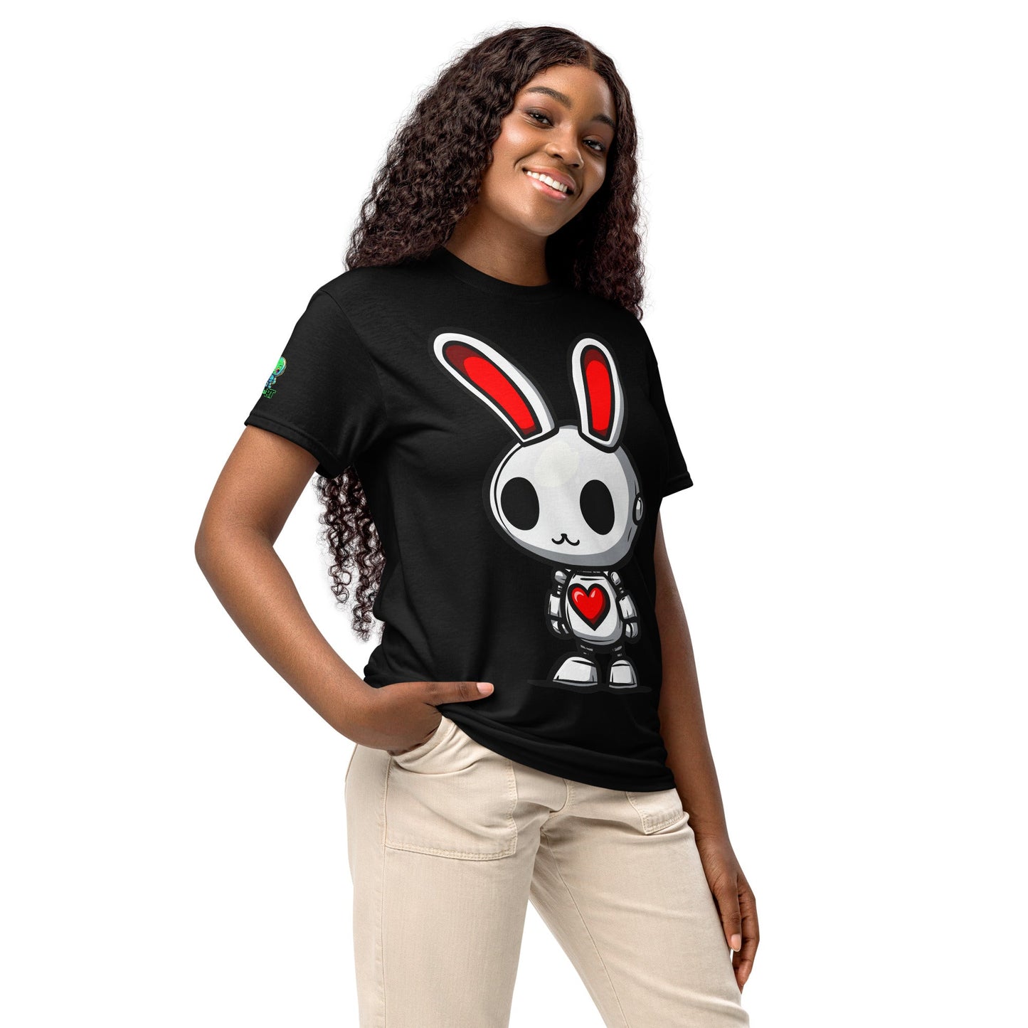 Lumi the HeartBot - Unisex DryBlend T-Shirt - BBairt