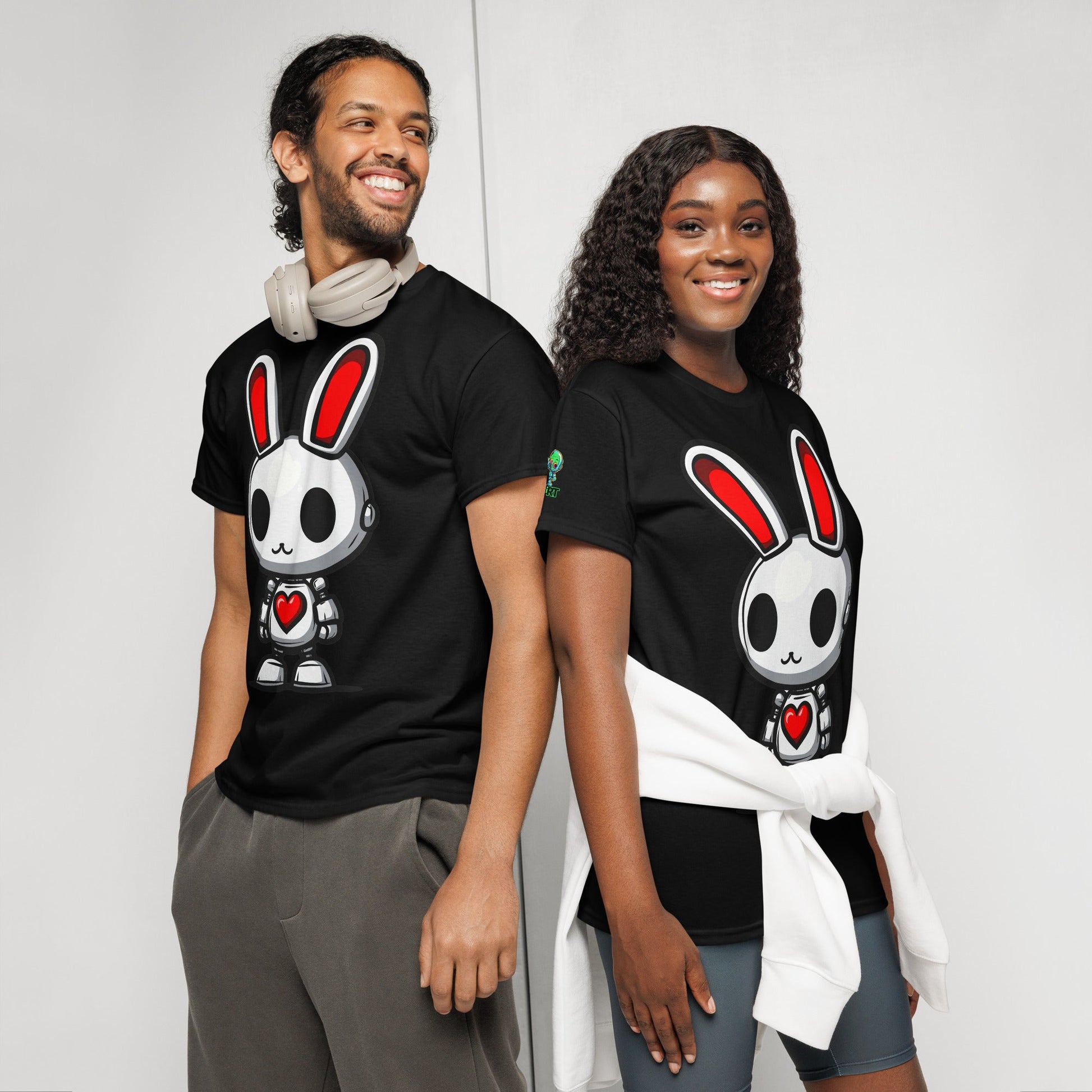 Lumi the HeartBot - Unisex DryBlend T-Shirt - BBairt