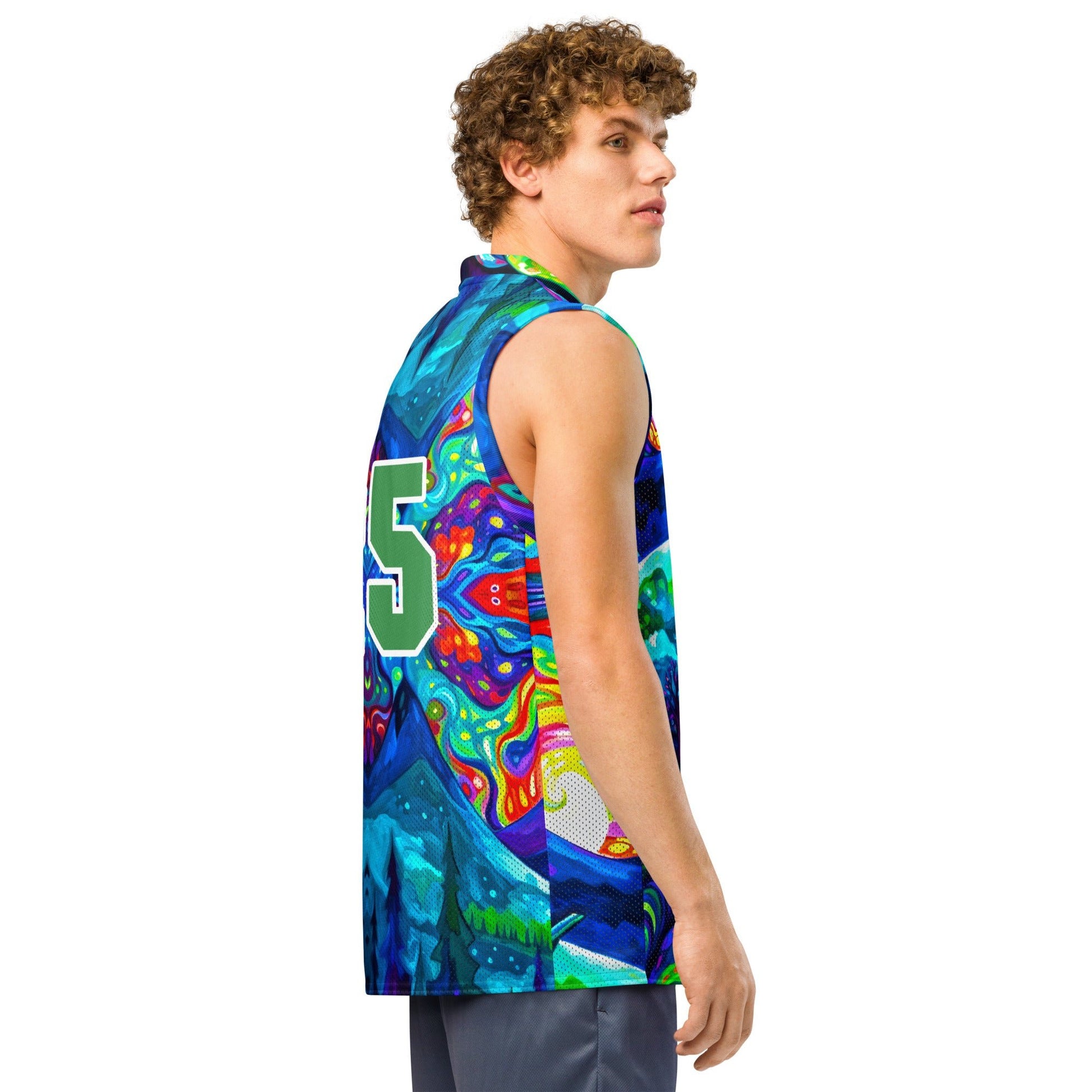 Luminous Convergence – Premium Basketball Jersey - BBairt