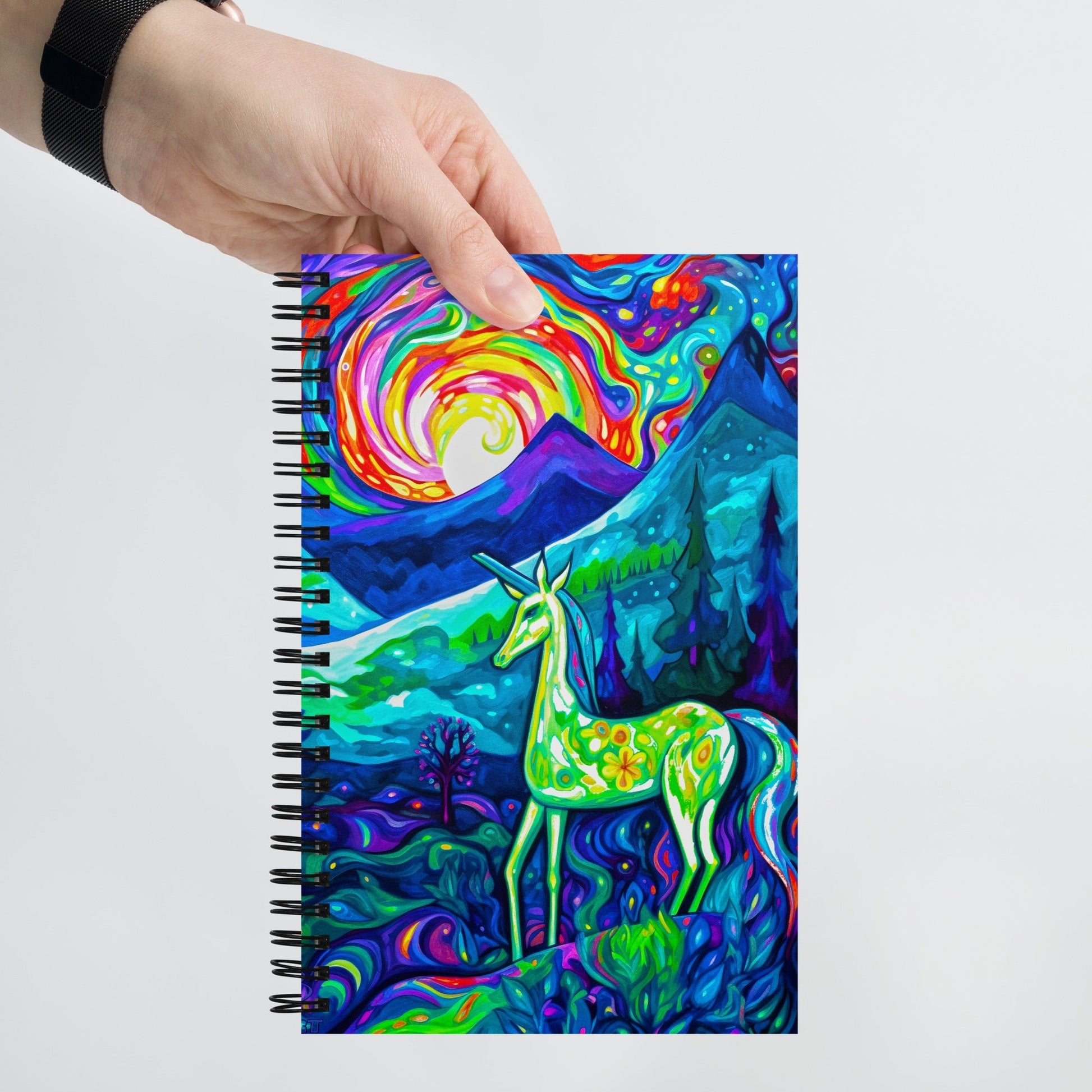 Luminous Convergence - Spiral notebook - BBairt