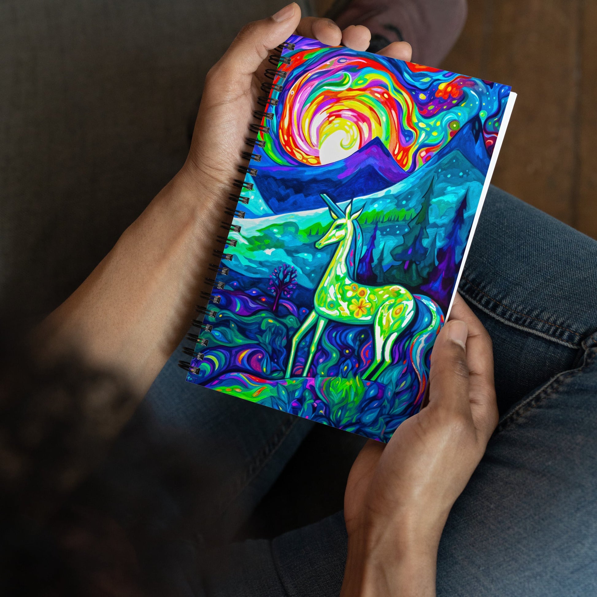 Luminous Convergence - Spiral notebook - BBairt