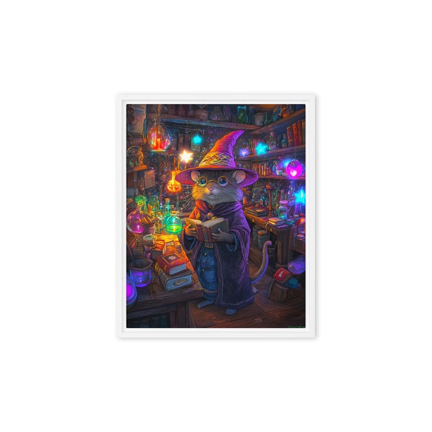 Magnus the Alchemist - Framed Canvas Print - BBairt
