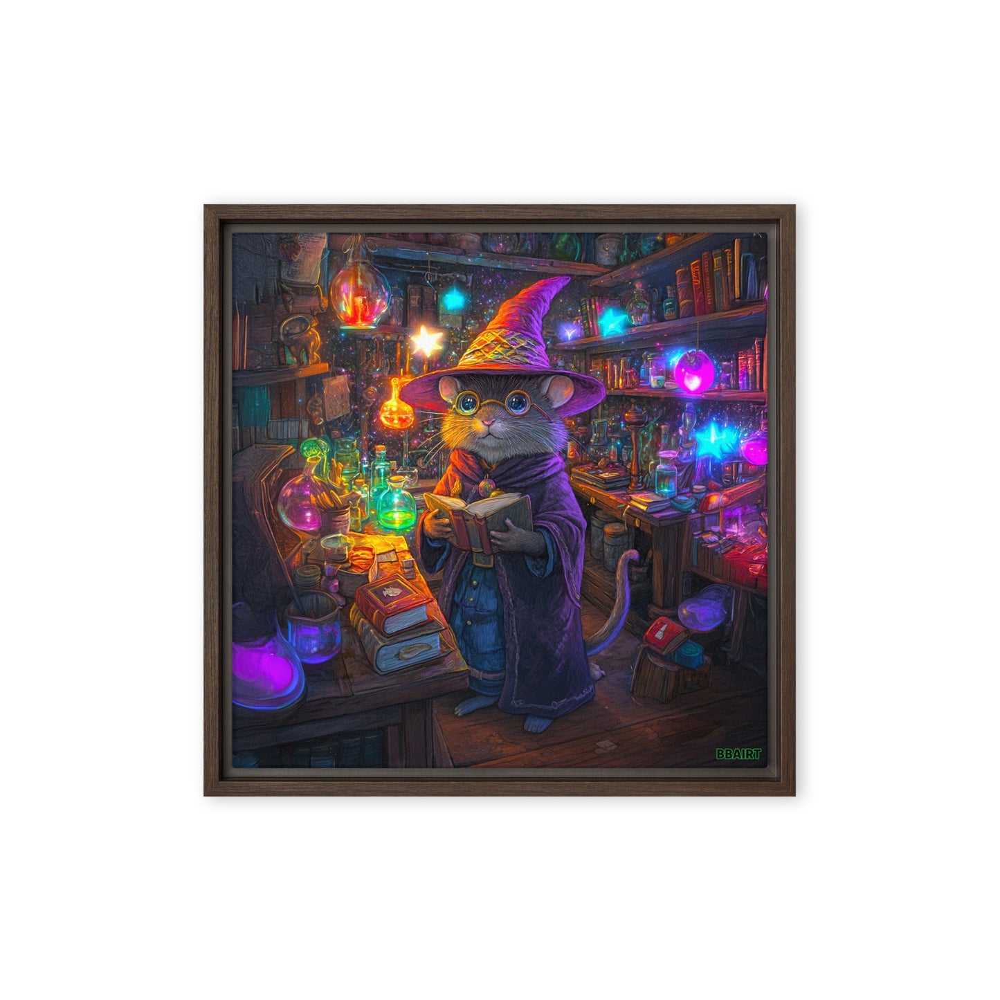 Magnus the Alchemist - Framed Canvas Print - BBairt