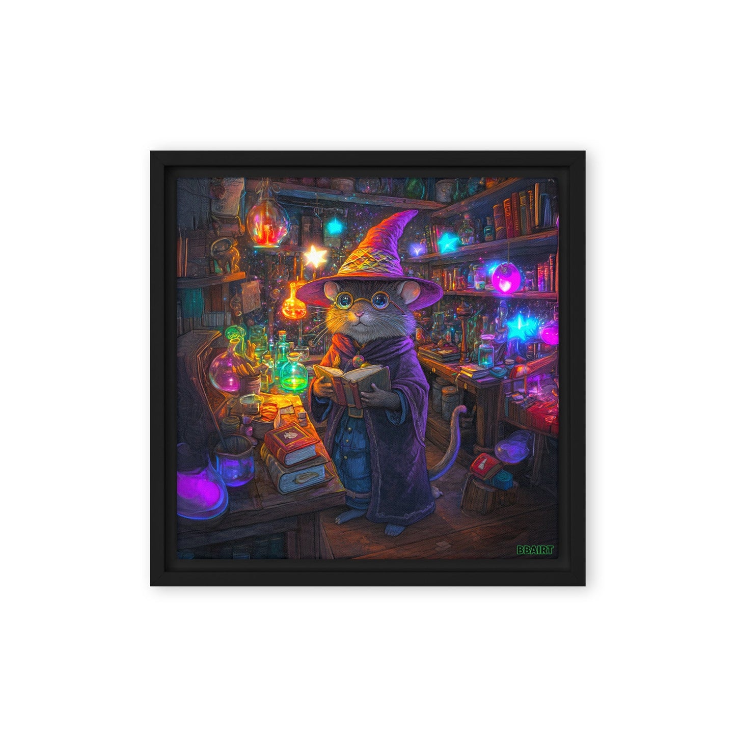 Magnus the Alchemist - Framed Canvas Print - BBairt