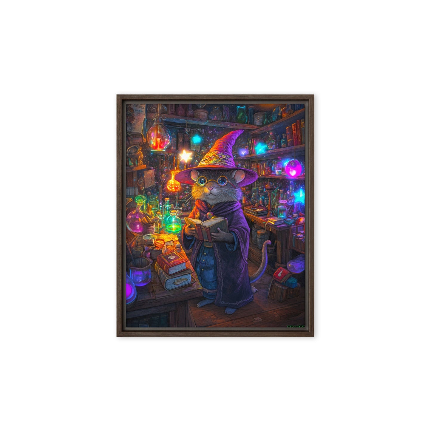 Magnus the Alchemist - Framed Canvas Print - BBairt