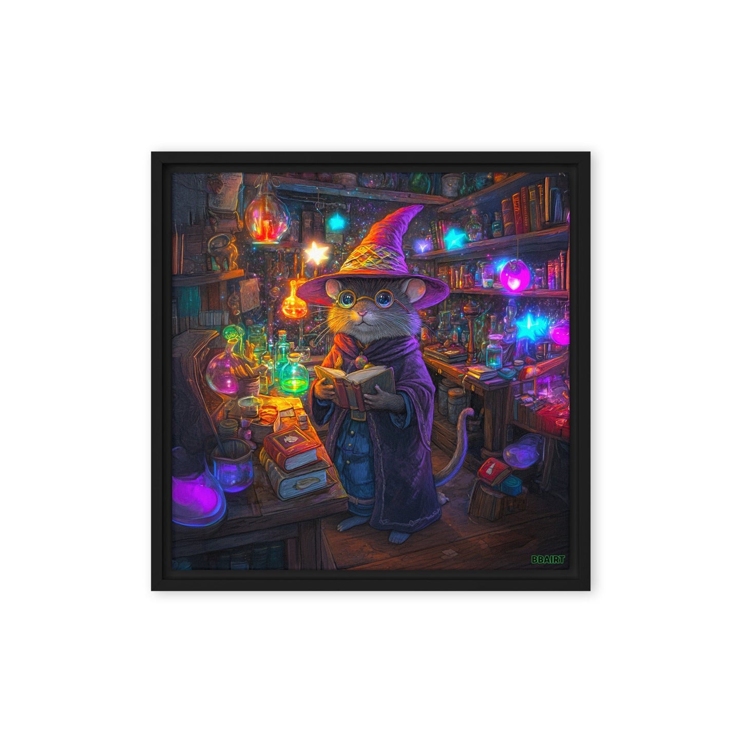 Magnus the Alchemist - Framed Canvas Print - BBairt