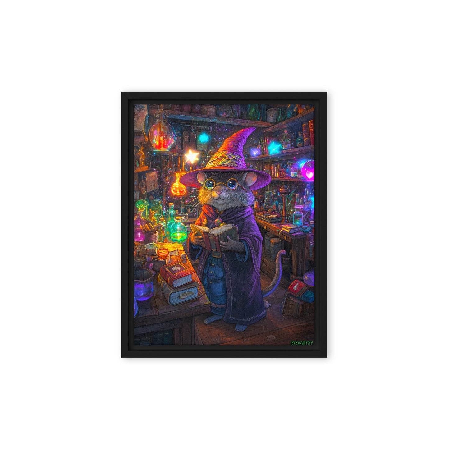 Magnus the Alchemist - Framed Canvas Print - BBairt