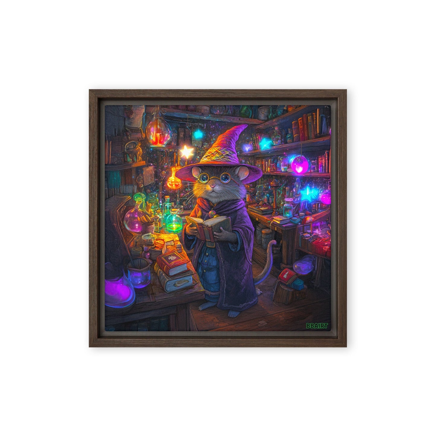 Magnus the Alchemist - Framed Canvas Print - BBairt
