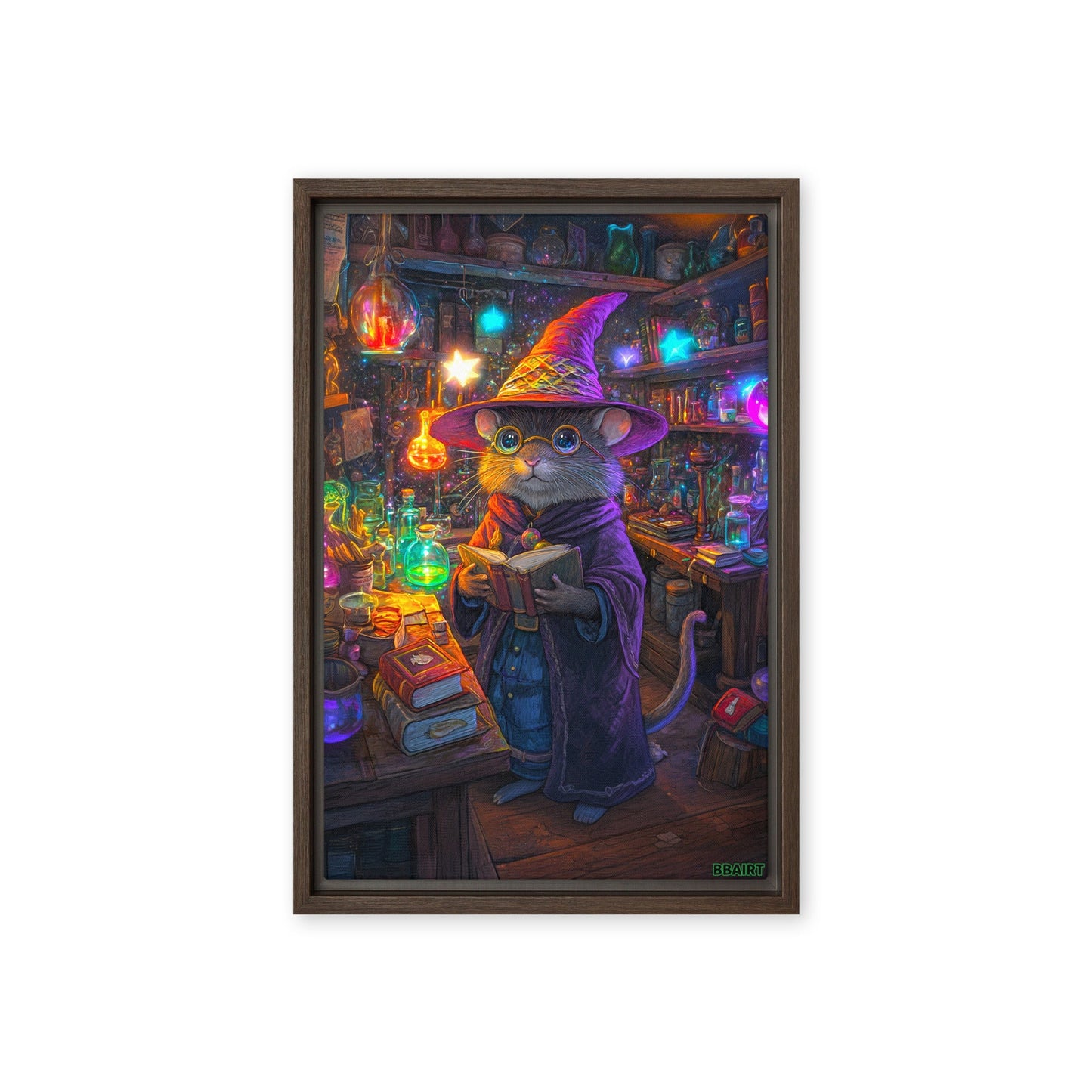Magnus the Alchemist - Framed Canvas Print - BBairt