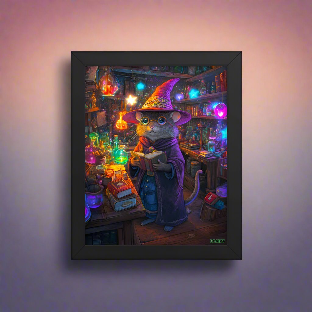 Magnus the Alchemist - Framed Matte Paper Poster - BBairt
