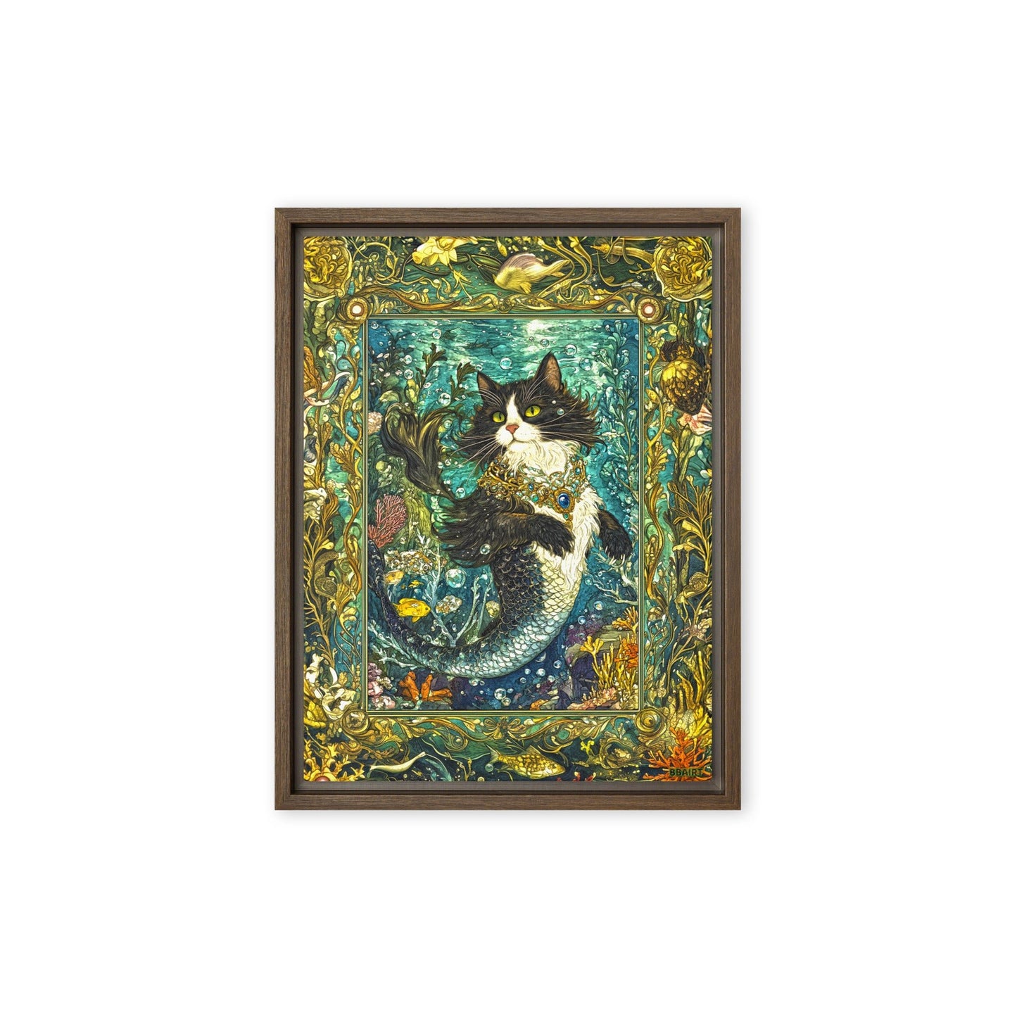Marina the Enchanted – Framed Canvas Print - BBairt