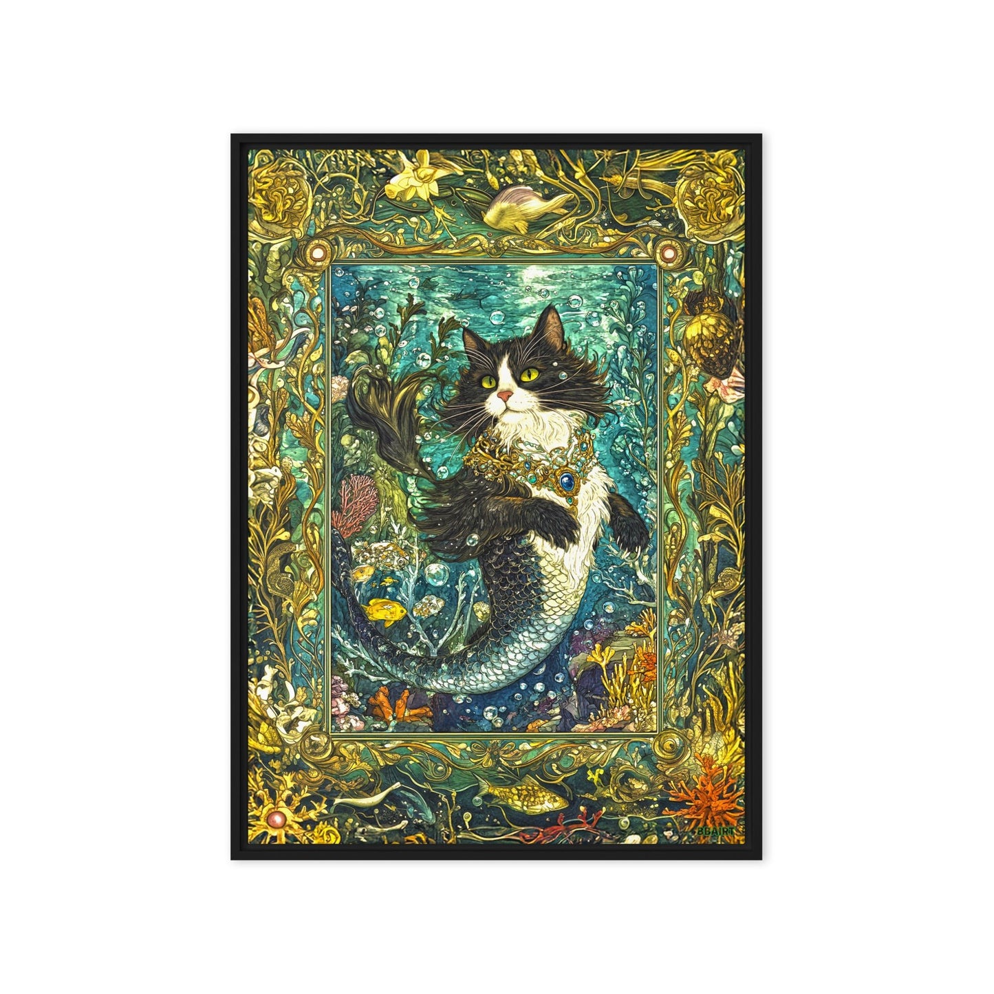 Marina the Enchanted – Framed Canvas Print - BBairt