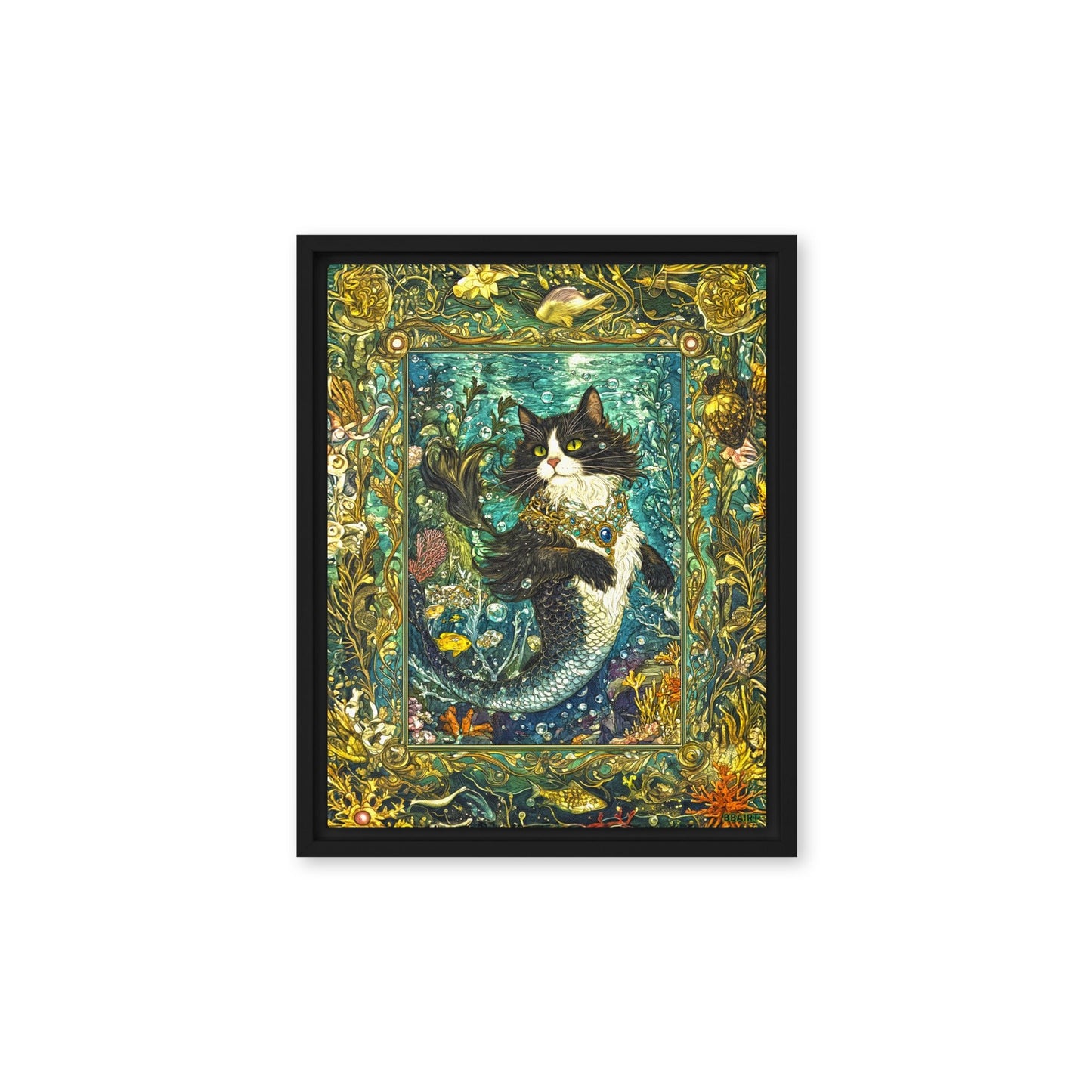 Marina the Enchanted – Framed Canvas Print - BBairt