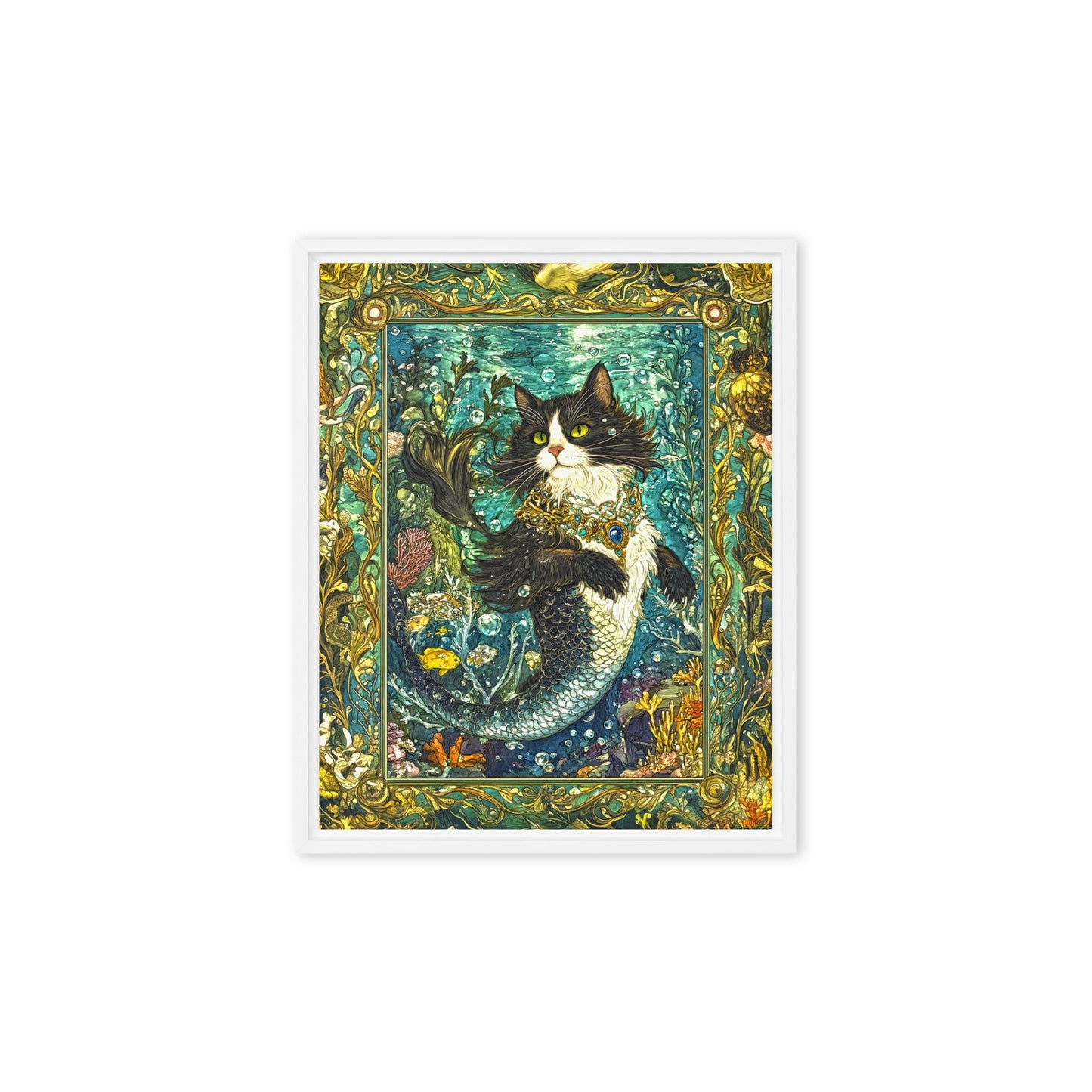 Marina the Enchanted – Framed Canvas Print - BBairt