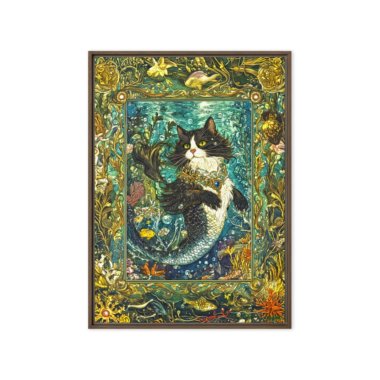 Marina the Enchanted – Framed Canvas Print - BBairt