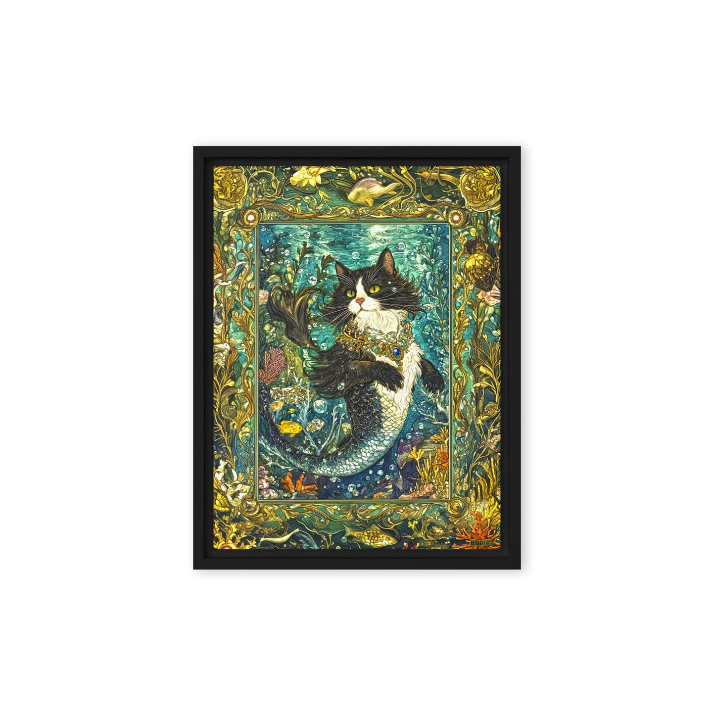 Marina the Enchanted – Framed Canvas Print - BBairt