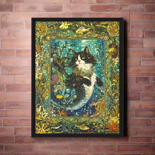 Marina the Enchanted – Framed Canvas Print - BBairt