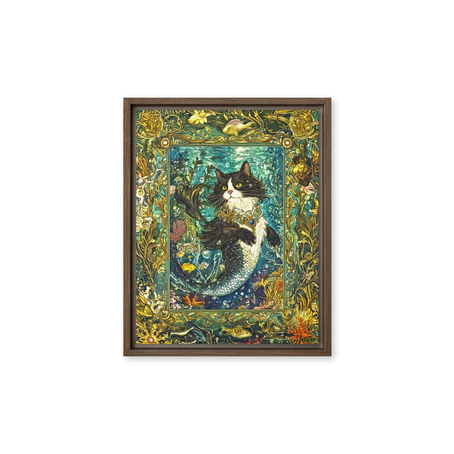 Marina the Enchanted – Framed Canvas Print - BBairt