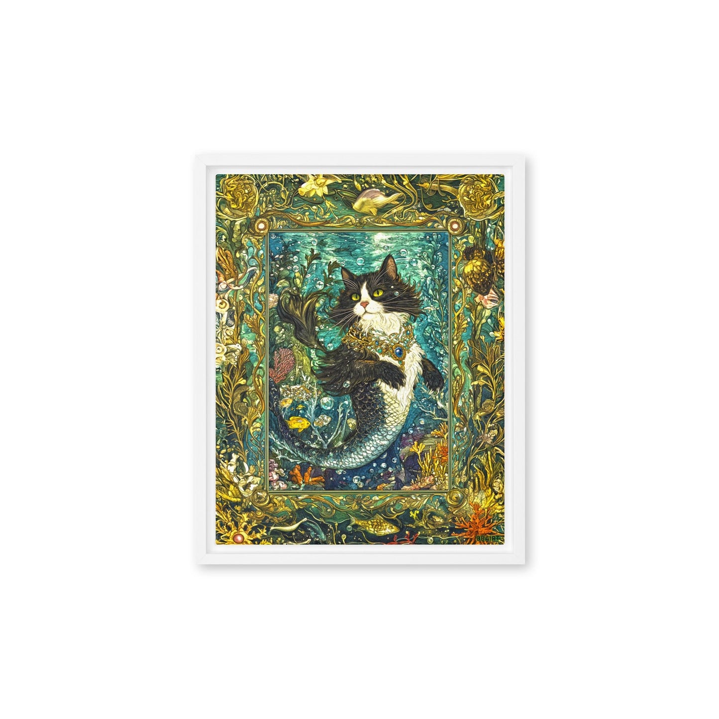 Marina the Enchanted – Framed Canvas Print - BBairt