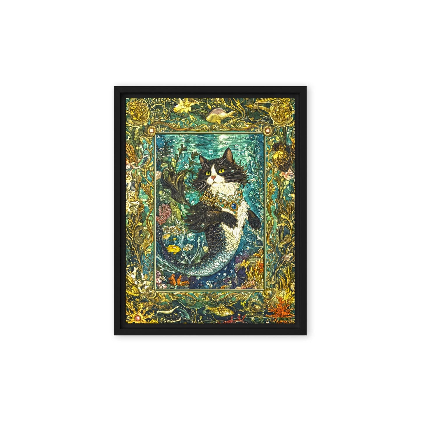 Marina the Enchanted – Framed Canvas Print - BBairt