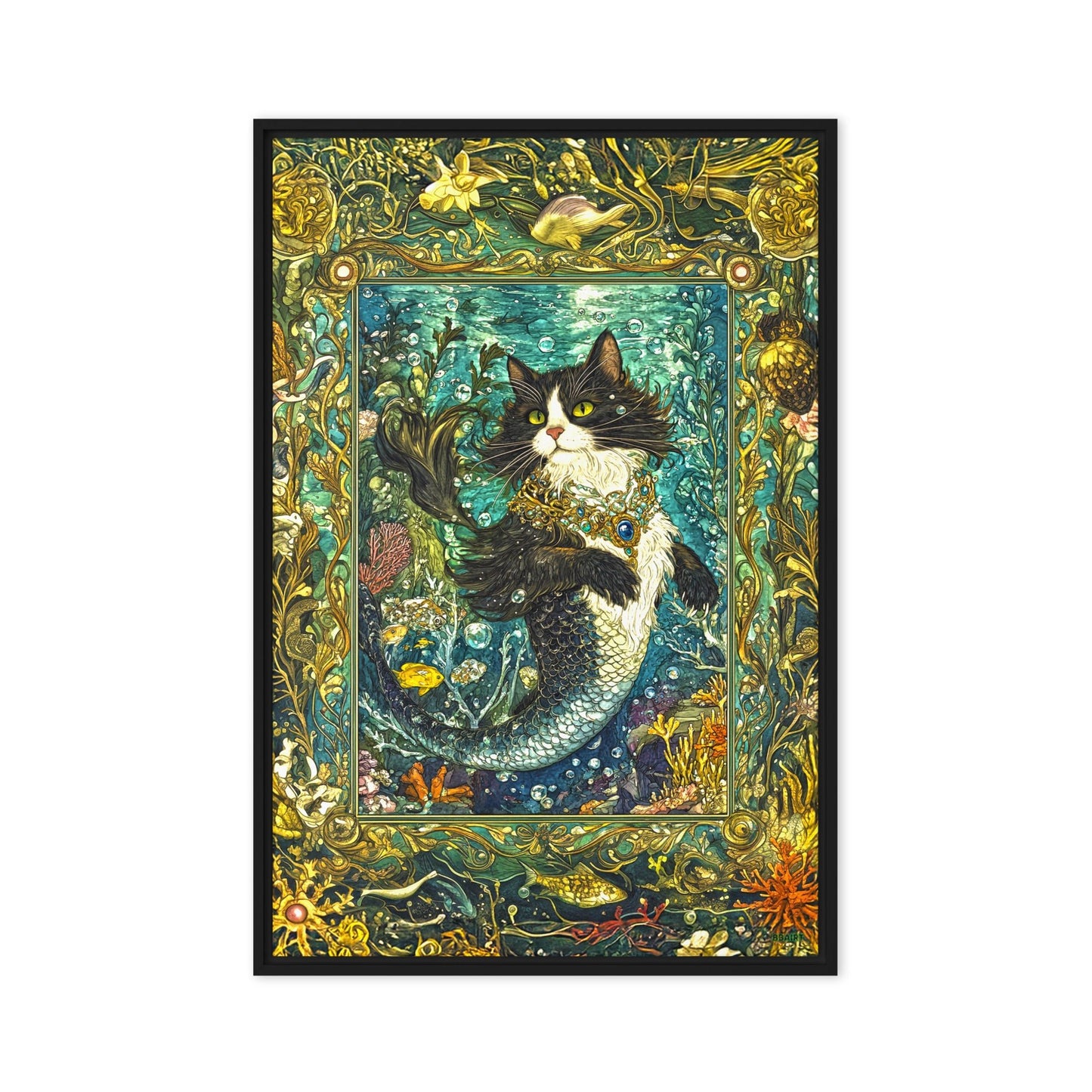 Marina the Enchanted – Framed Canvas Print - BBairt
