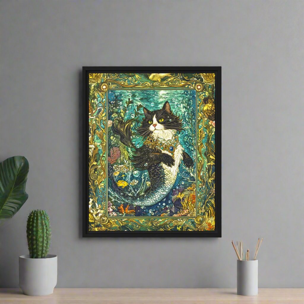 Marina the Enchanted – Framed Canvas Print - BBairt