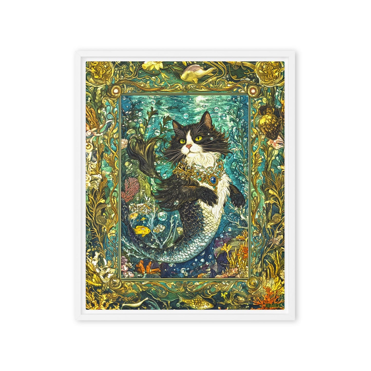 Marina the Enchanted – Framed Canvas Print - BBairt