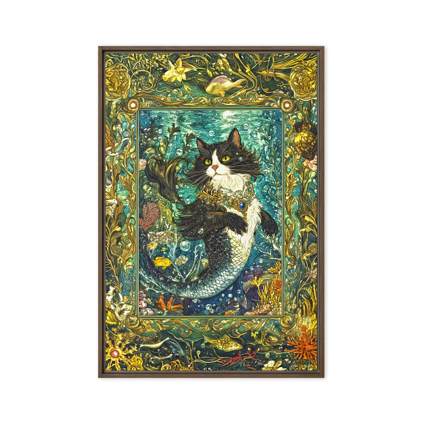 Marina the Enchanted – Framed Canvas Print - BBairt