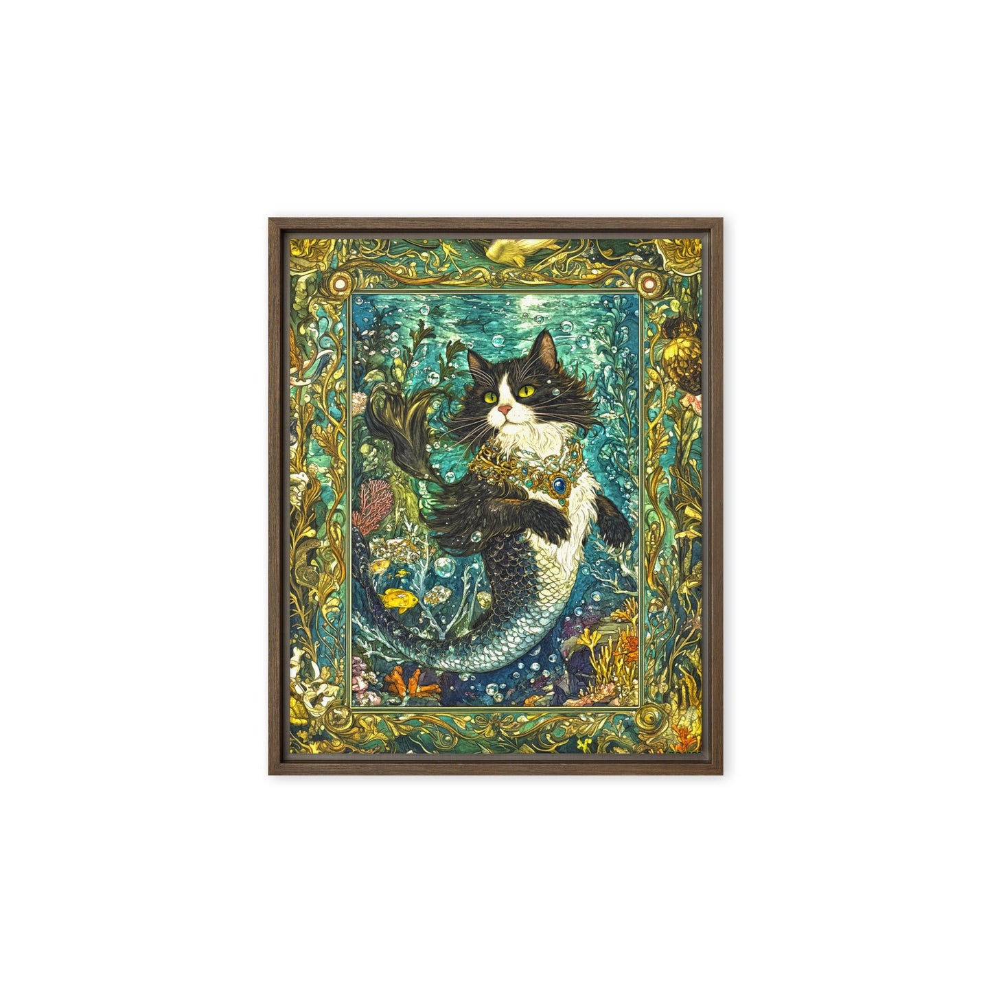 Marina the Enchanted – Framed Canvas Print - BBairt