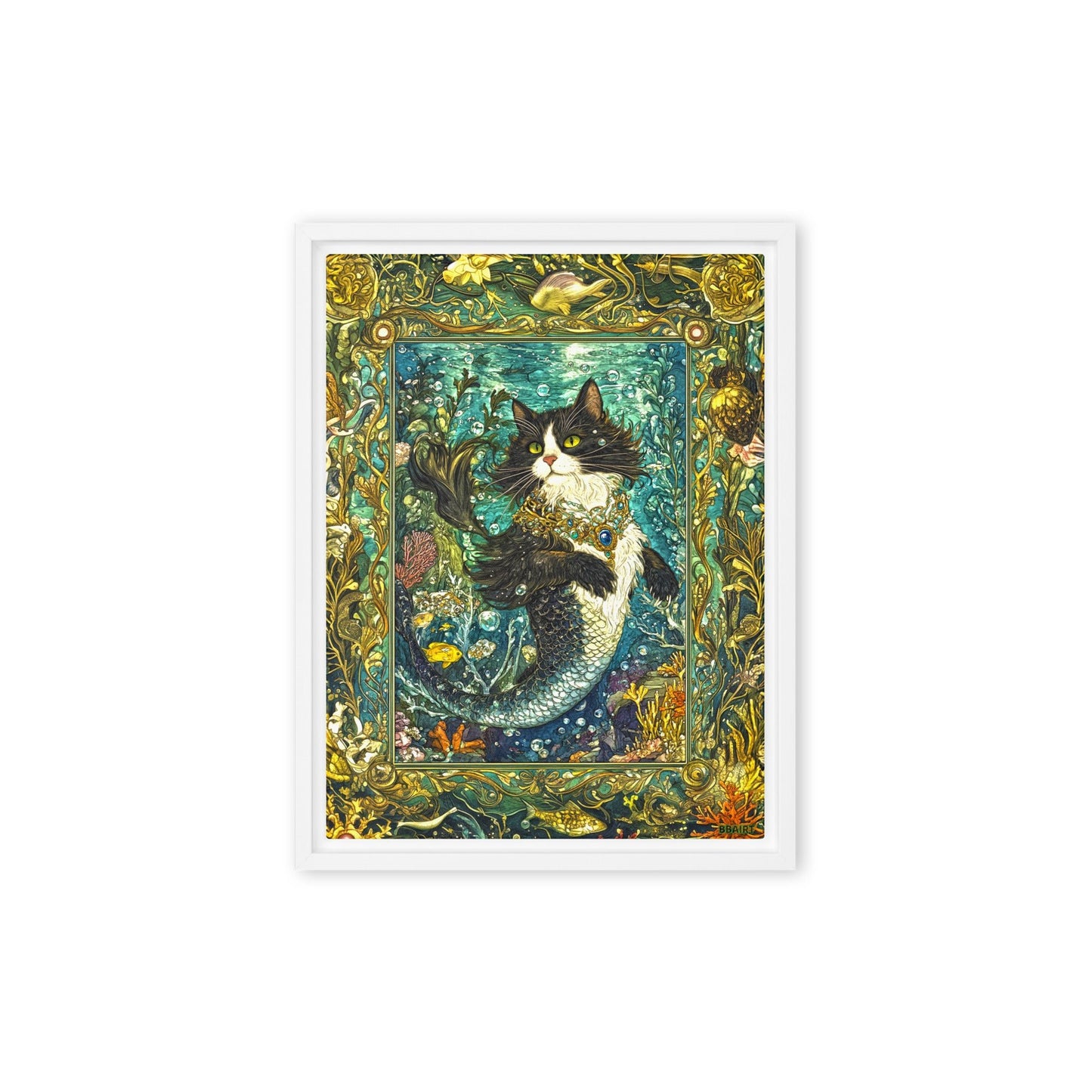 Marina the Enchanted – Framed Canvas Print - BBairt