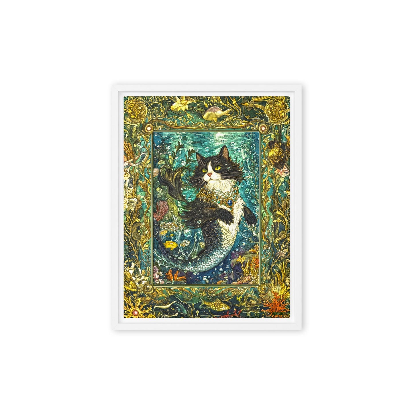 Marina the Enchanted – Framed Canvas Print - BBairt