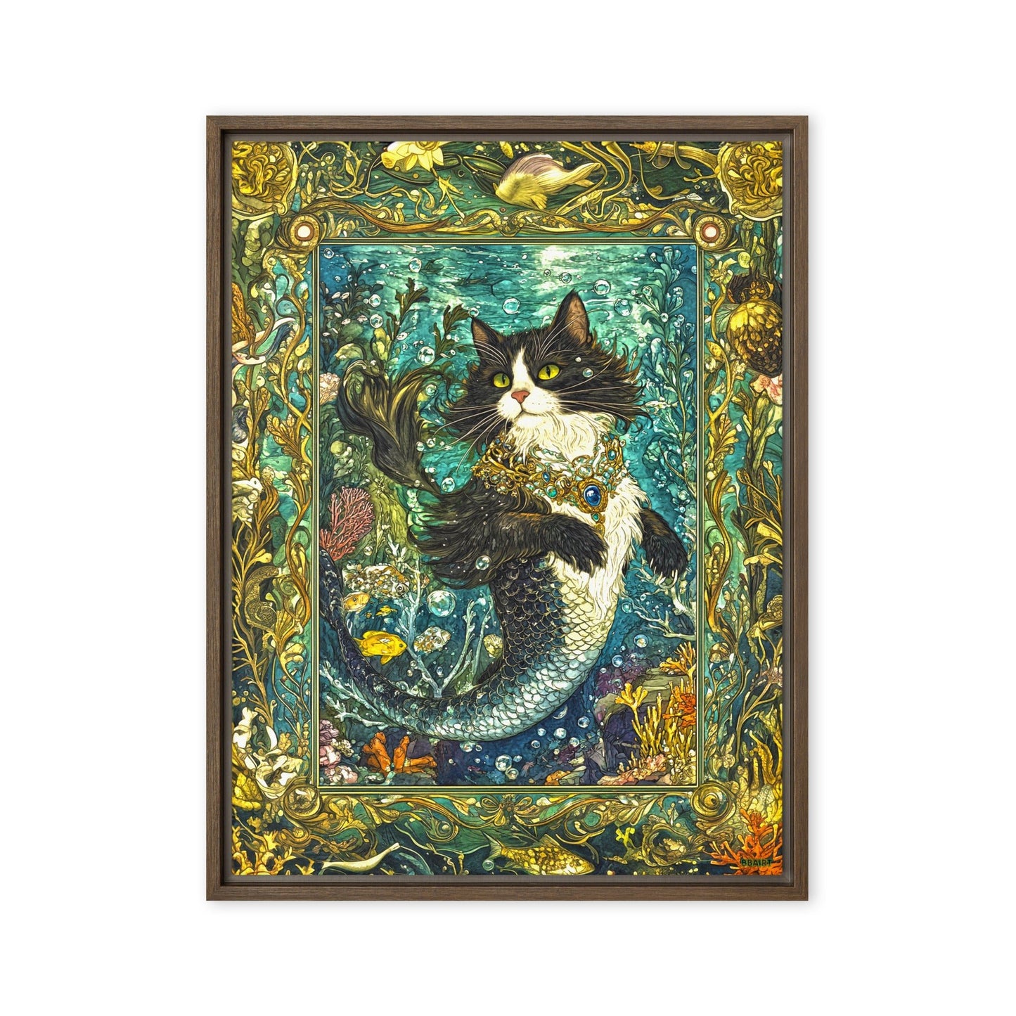 Marina the Enchanted – Framed Canvas Print - BBairt