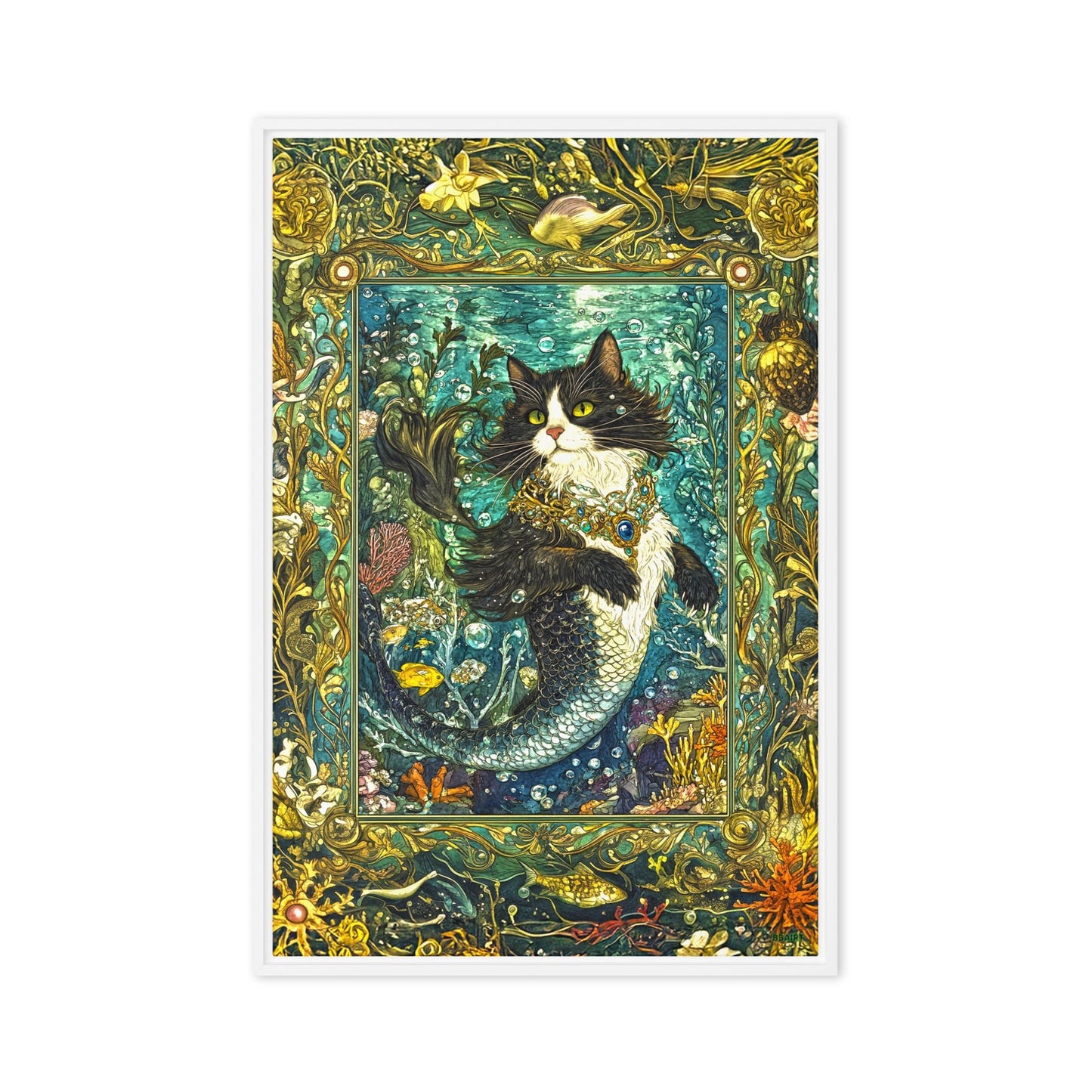 Marina the Enchanted – Framed Canvas Print - BBairt