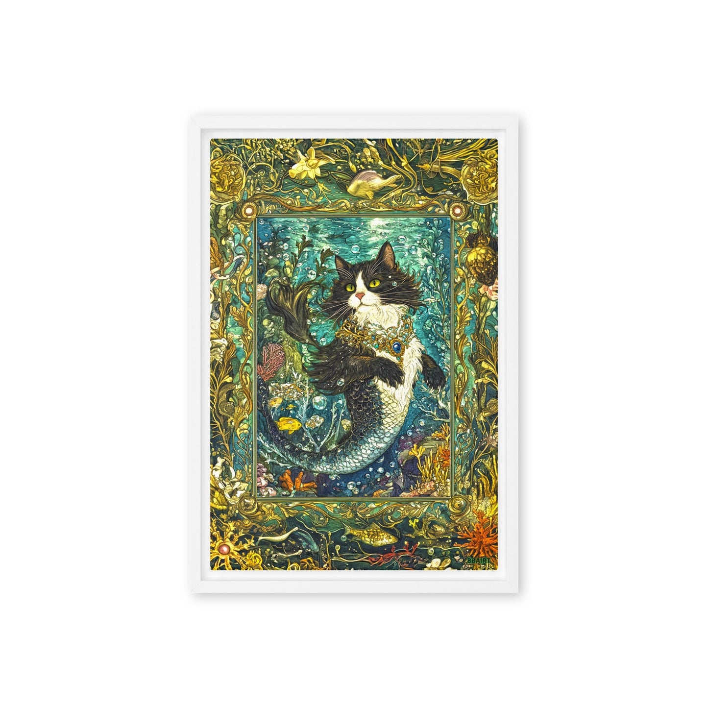 Marina the Enchanted – Framed Canvas Print - BBairt