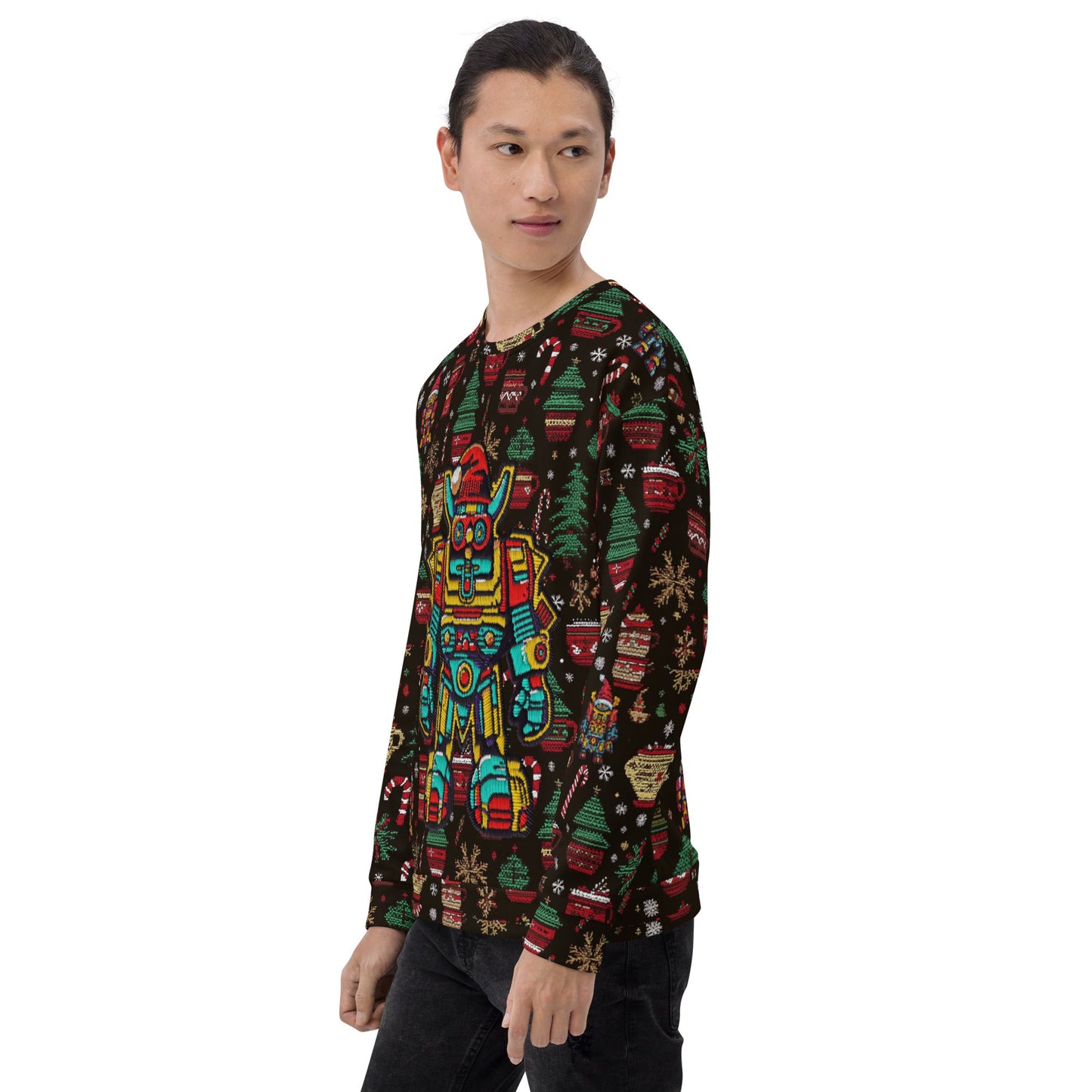 Mech Bushido Guardian Christmas Sweater - BBairt