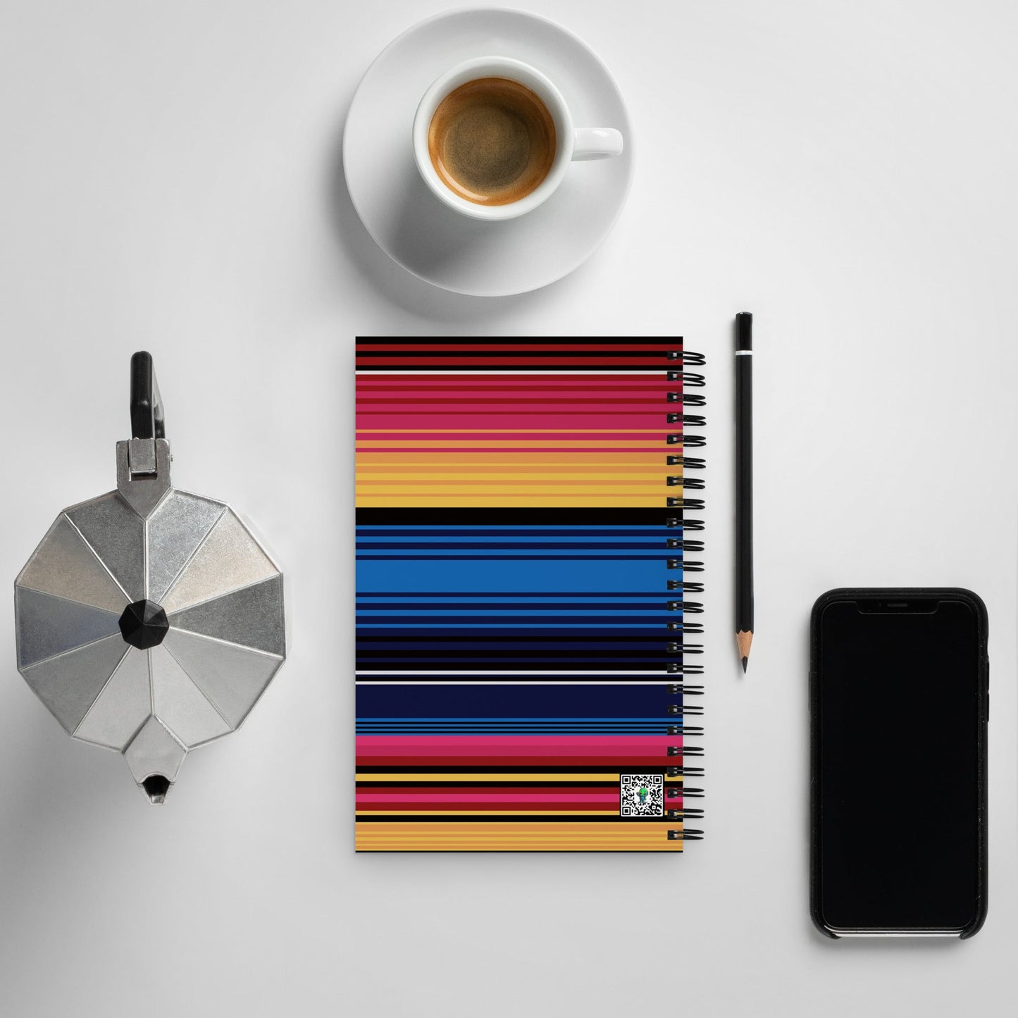 Mech Bushido Guardian - Spiral notebook - BBairt