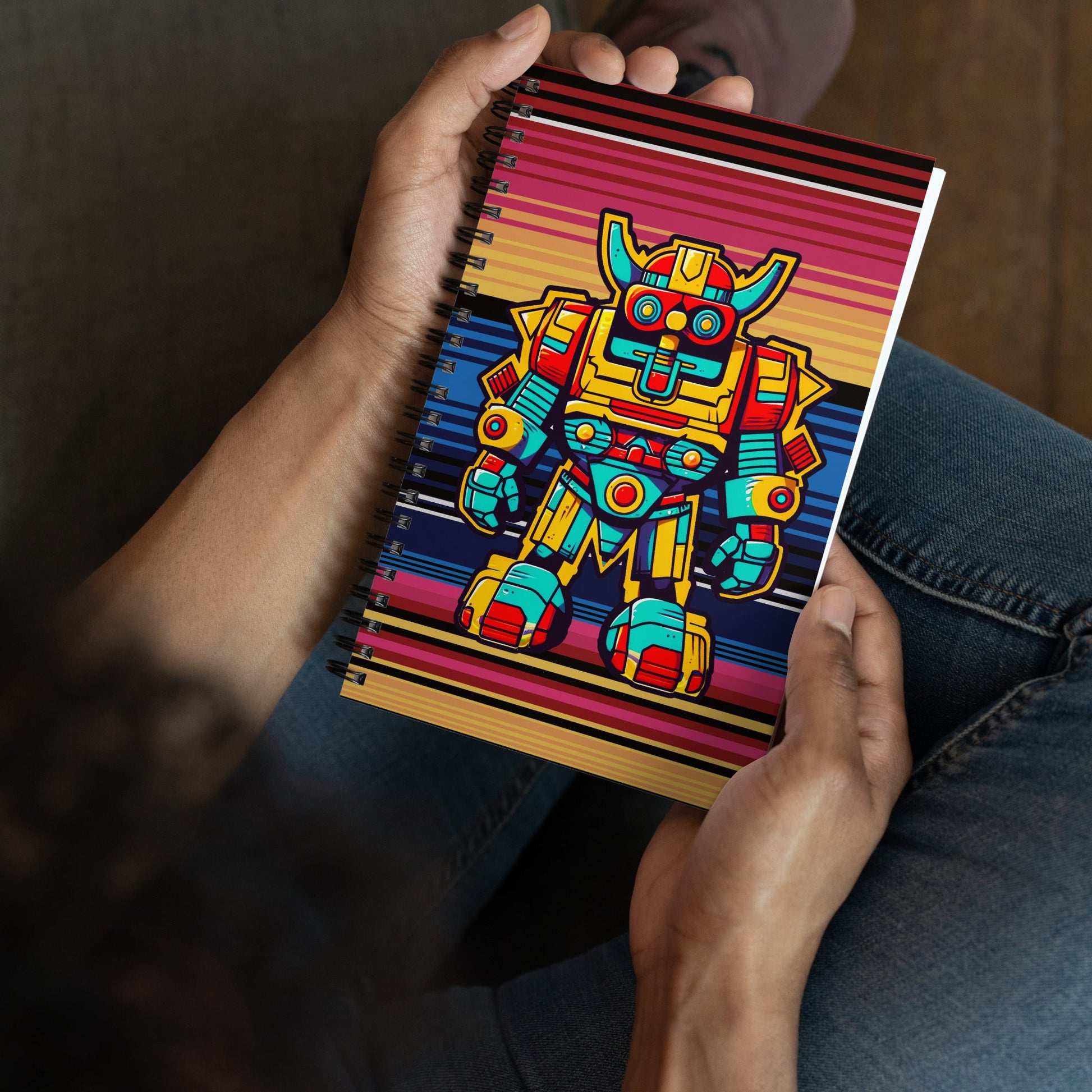 Mech Bushido Guardian - Spiral notebook - BBairt