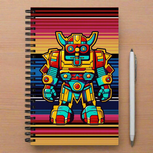 Mech Bushido Guardian - Spiral notebook - BBairt