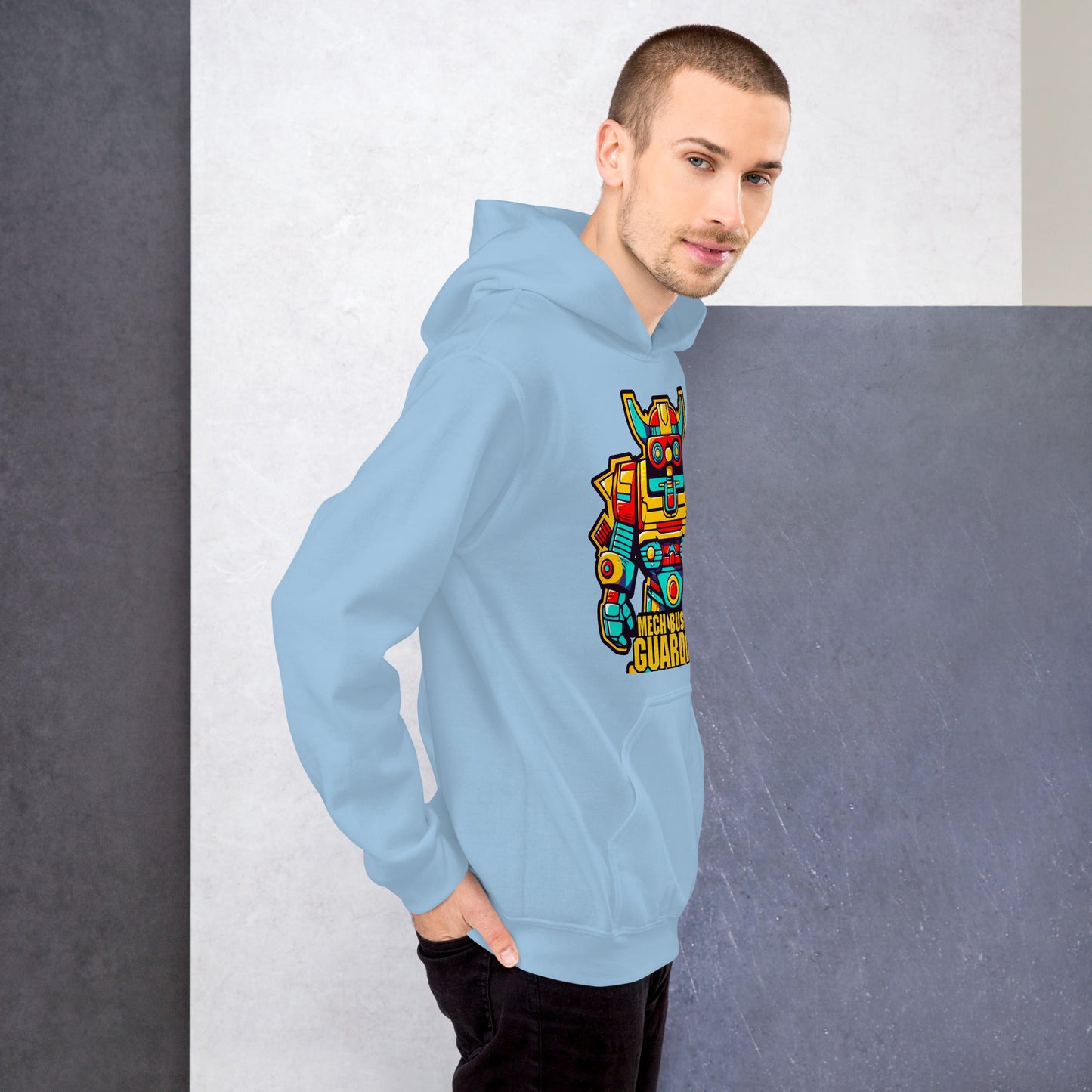 Mech Bushido Guardian - Unisex Gildan 18500 Hoodie - BBairt