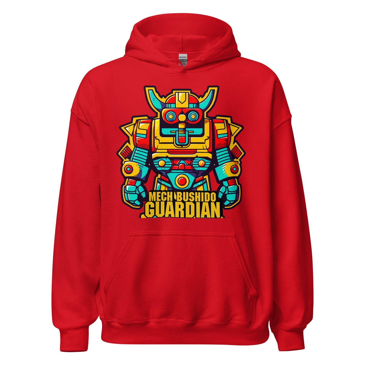 Mech Bushido Guardian - Unisex Gildan 18500 Hoodie - BBairt