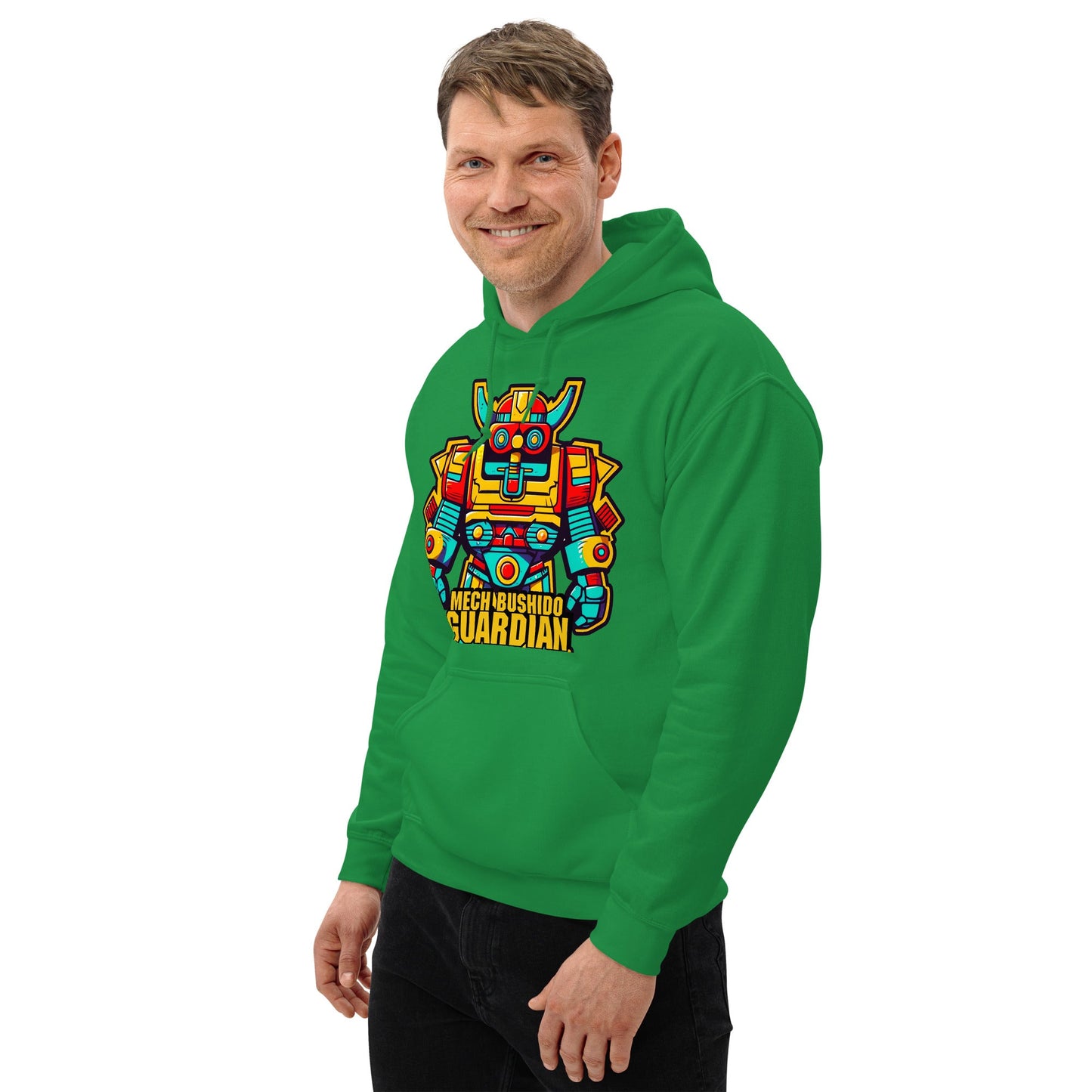 Mech Bushido Guardian - Unisex Gildan 18500 Hoodie - BBairt