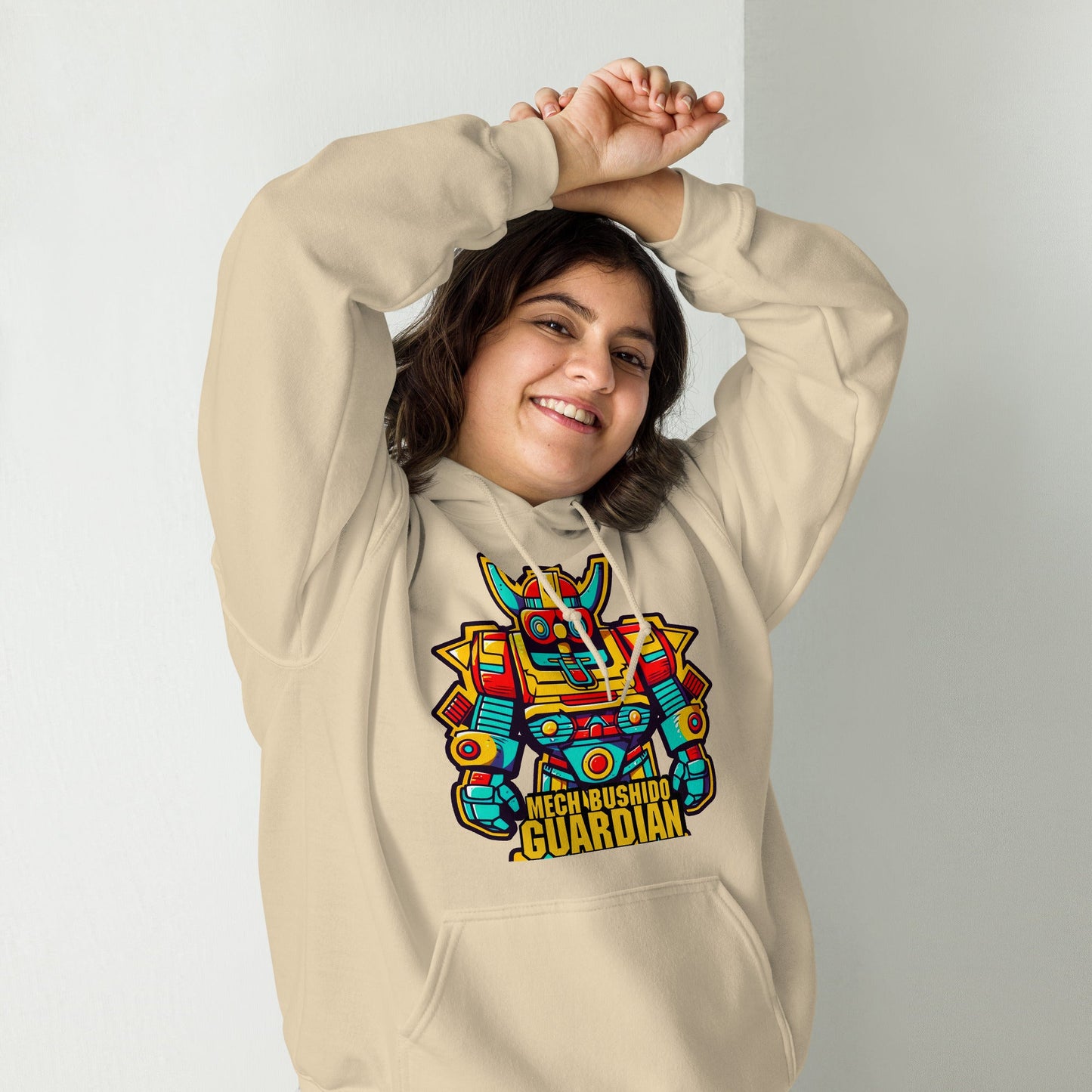 Mech Bushido Guardian - Unisex Gildan 18500 Hoodie - BBairt