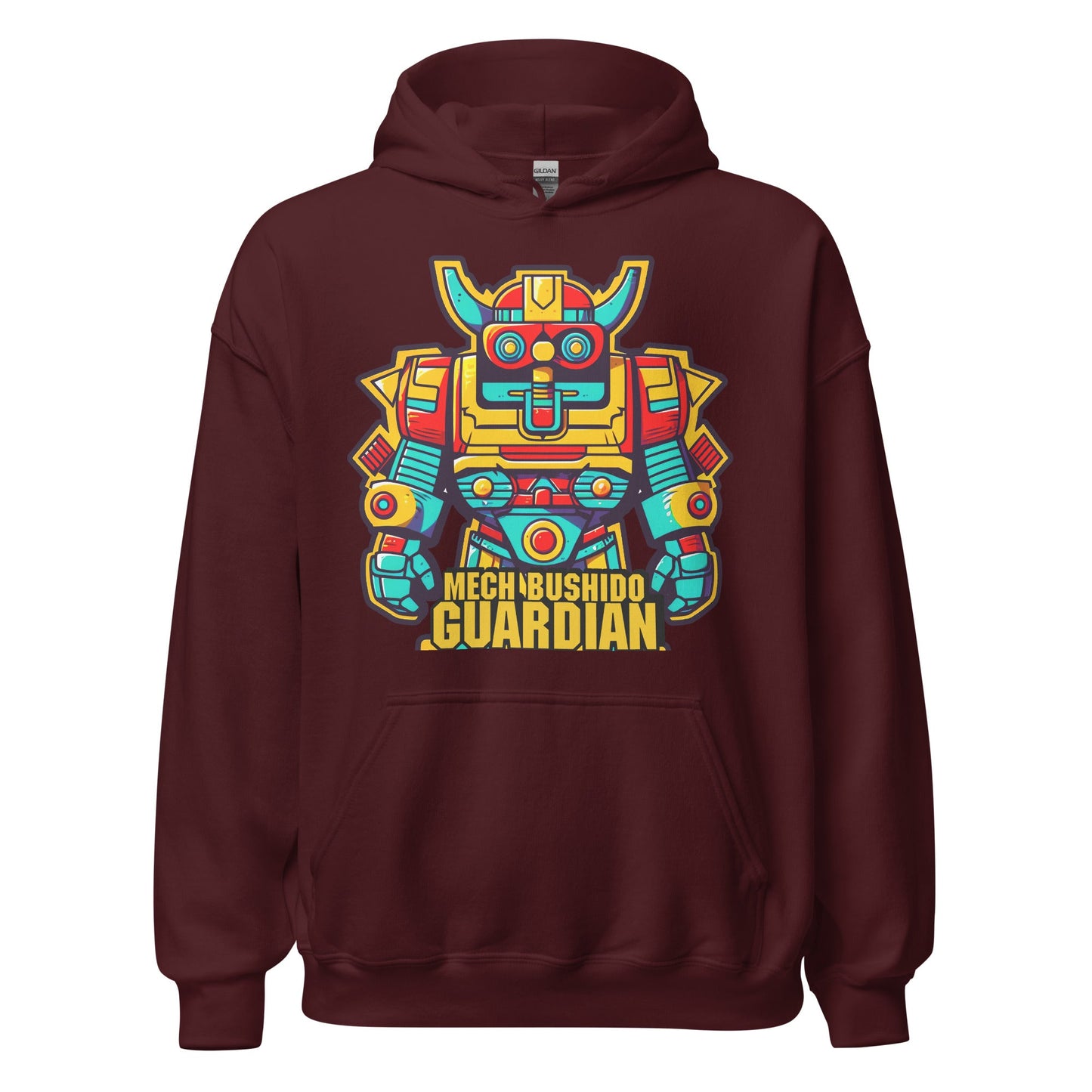 Mech Bushido Guardian - Unisex Gildan 18500 Hoodie - BBairt
