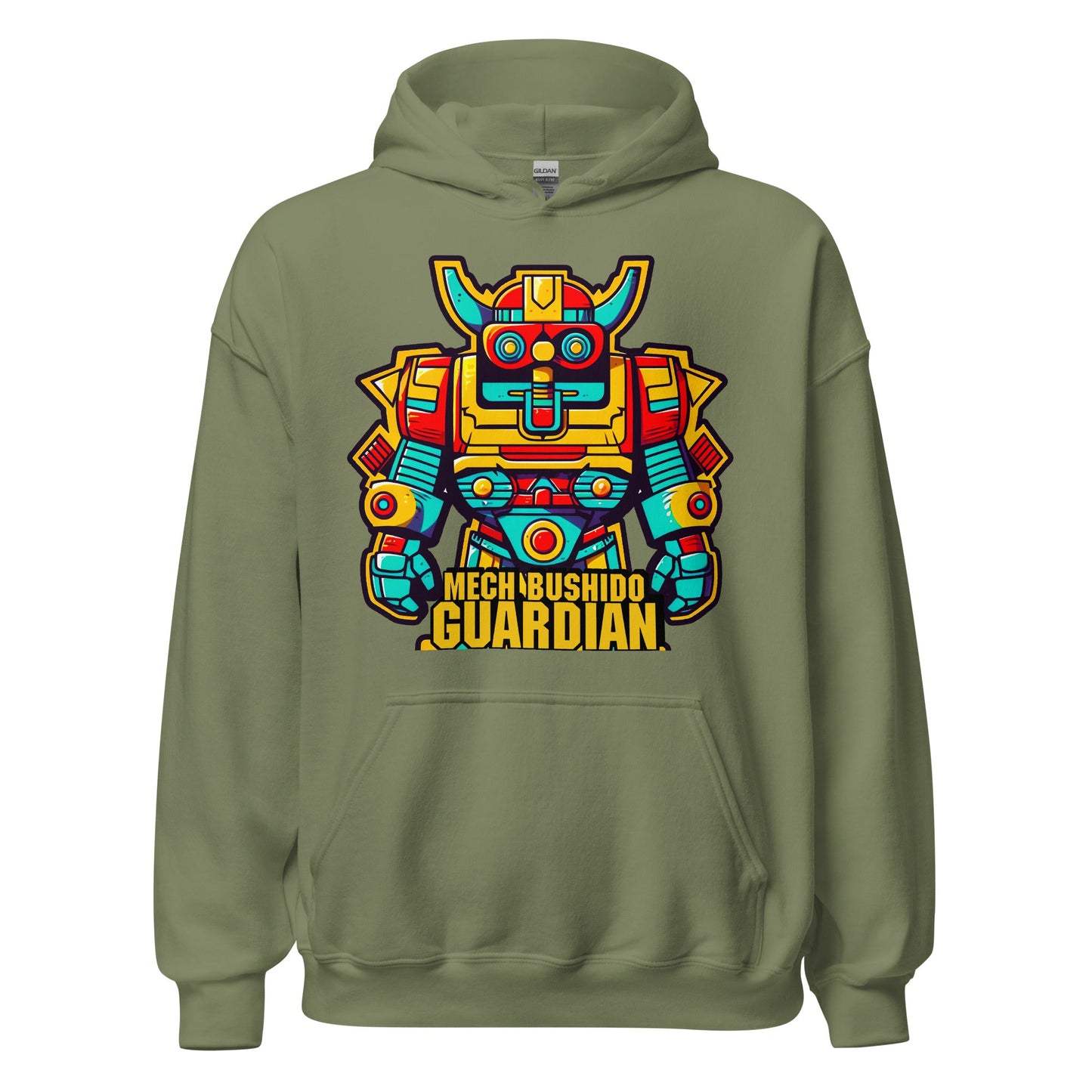 Mech Bushido Guardian - Unisex Gildan 18500 Hoodie - BBairt